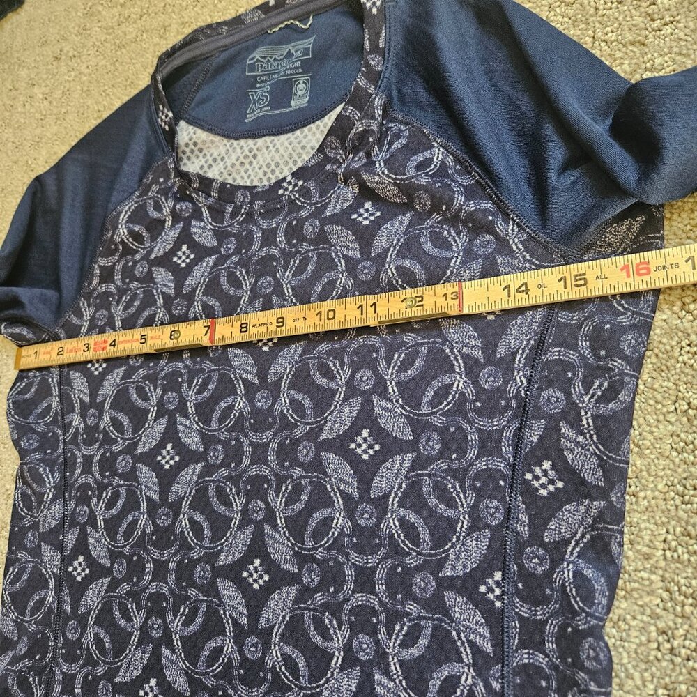 Patagonia Capilene Midweight Baselayer for Cool To Cold Shirt Women X-Small Blue - Picture 9 of 10